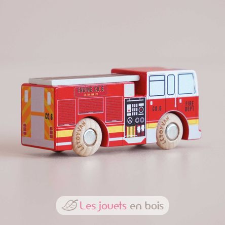 Feuerwehrauto Quinn Nr 44 TV-GT270 Le Toy Van 5