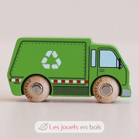 Müllwagen Rudy Nr 36 TV-GT200 Le Toy Van 4