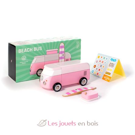 VW Beach Bus rosa C-BVA367 Candylab Toys 2