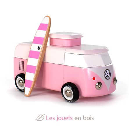VW Beach Bus rosa C-BVA367 Candylab Toys 5