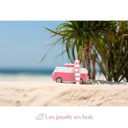 VW Beach Bus rosa C-BVA367 Candylab Toys 6