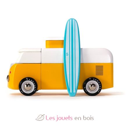 VW Beach Bus gelb C-BVA235 Candylab Toys 1