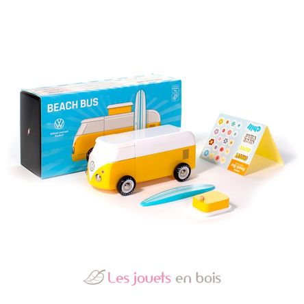 VW Beach Bus gelb C-BVA235 Candylab Toys 5