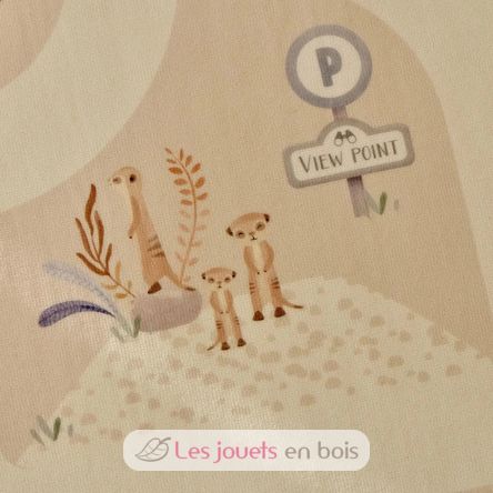 Auto-Spielmatte Safari Friends LD7483 Little Dutch 5
