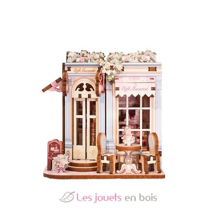 Mini Book Nook Café Macaron CT107 Cartartem 1
