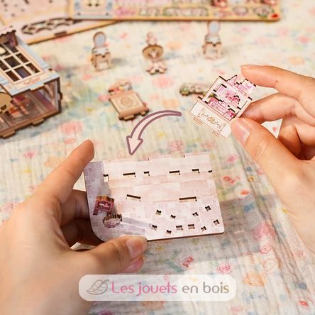 Mini Book Nook Café Macaron CT107 Cartartem 4