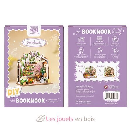 Mini Book Nook Gewächshaus CT108 Cartartem 8