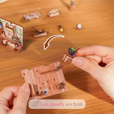 Mini Book Nook Alchemistenwerkstatt CT109 Cartartem 4