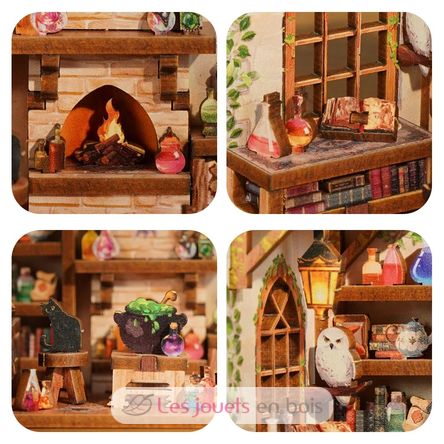 Mini Book Nook Alchemistenwerkstatt CT109 Cartartem 6