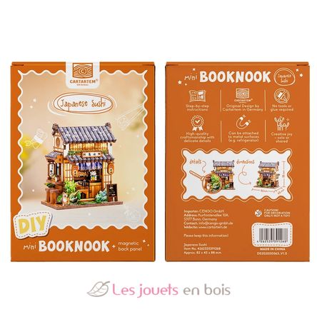 Mini Book Nook Japanisches Sushi CT112 Cartartem 8