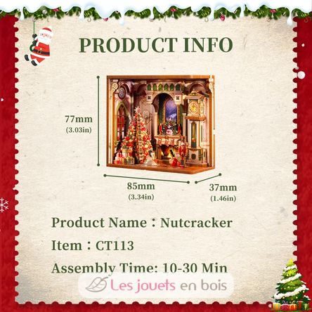 Mini Book Nook Nussknacker CT113 Cartartem 7