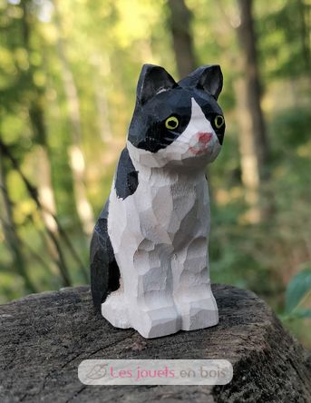 Figur Katze aus Holz WU-40623 Wudimals 2