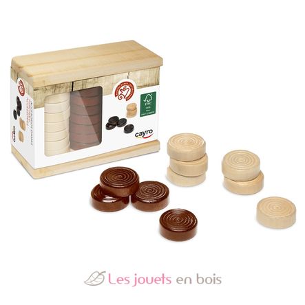 Holzfiguren für Dame CA617 Cayro 1