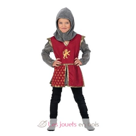 Kostüm für Kinder Ritter Roter Löwe 128cm CHAKS-C4667128 Chaks 1