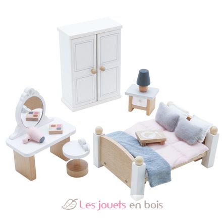Schlafzimmer Set für Puppenhaus TV-ME057 Le Toy Van 1