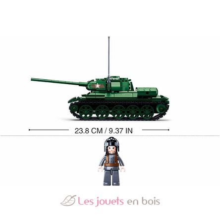 Model Bricks - T34-85 Panzer SL-M38-B0982 Sluban 2