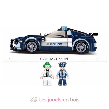 Polizeiauto 284 Teile SL-M38-B1063 Sluban 2