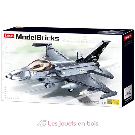 Model Bricks - Falcon-Kampfflugzeug SL-M38-B0891 Sluban 1