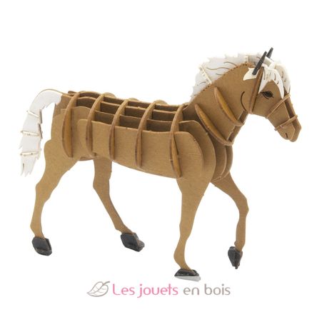 3D Papiermodell - Haflinger Pferd FRI-11714 Fridolin 1