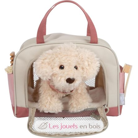 Hund mit Tasche und Pflege-Set rosa LE12838 Small Foot company 3