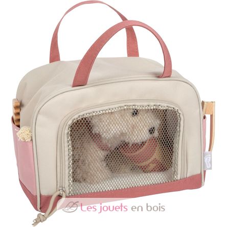 Hund mit Tasche und Pflege-Set rosa LE12838 Small Foot company 4