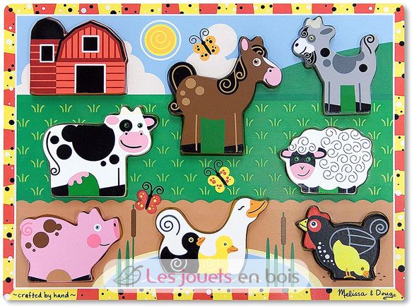 Farm Chunky Puzzle 8 Stück MD-13723 Melissa & Doug 2