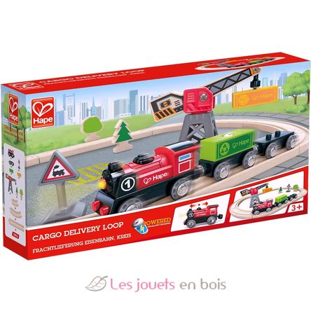 Frachtlieferung-Eisenbahn HA-E3731 Hape Toys 1