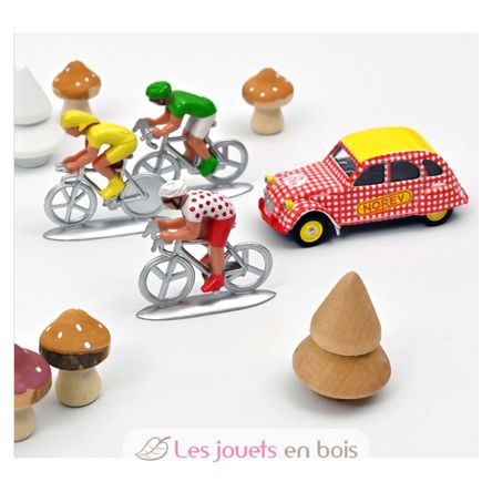 Citroën 2CV und 3 Radfahrer NO-318993 Norev 3