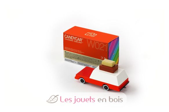 Roof Luggage Topper Holzauto CNDW021 Candylab Toys 2