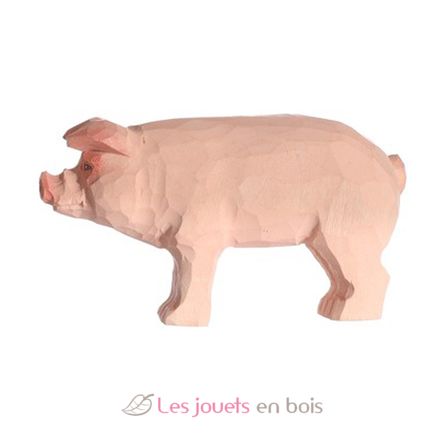 Figur Schwein aus Holz WU-40604 Wudimals 1