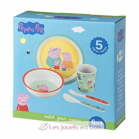 5 teiliges Geschirrset Peppa Pig PJ-PI701K Petit Jour 2