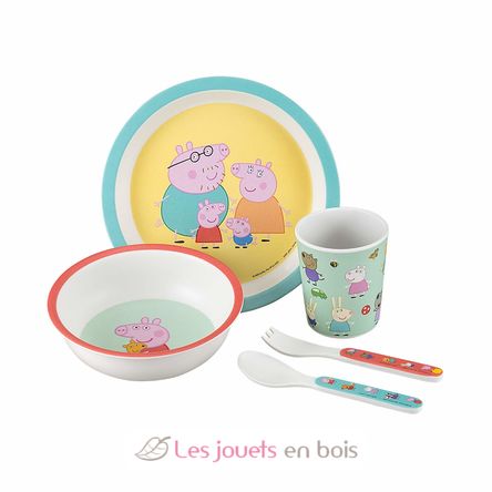 5 teiliges Geschirrset Peppa Pig PJ-PI701K Petit Jour 1