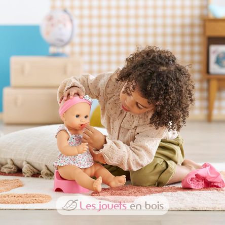 Emma, ​​die pinkelnde Babypuppe - Blumen CO-9000130570 Corolle 6