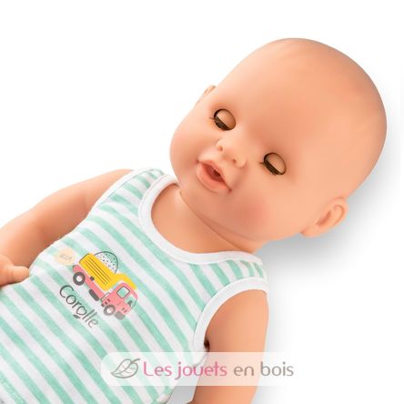 Paul, ​​die pinkelnde Babypuppe - Aqua CO-9000130580 Corolle 4