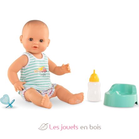 Paul, ​​die pinkelnde Babypuppe - Aqua CO-9000130580 Corolle 1