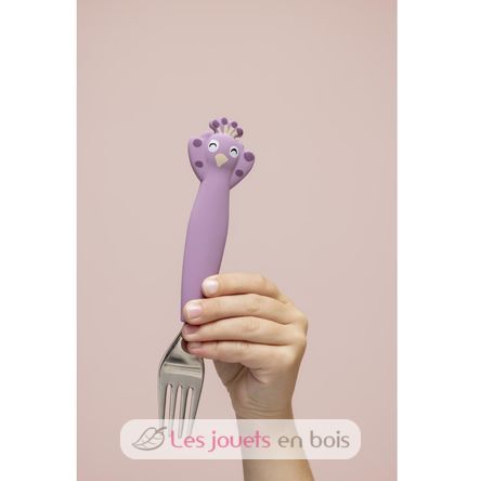 Kinderbesteck Set aus Silikon Mrs Peacock TX-96-465 Trixie 2