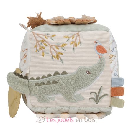 Weicher Aktivitätswürfel Safari Friends LD8309 Little Dutch 2