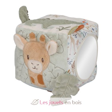Weicher Aktivitätswürfel Safari Friends LD8309 Little Dutch 1