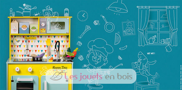 Küche Happy Day mit Zubehör J06564 Janod 7