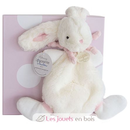 Schmusetuch rosa Kaninchen DC2122 Doudou et Compagnie 1