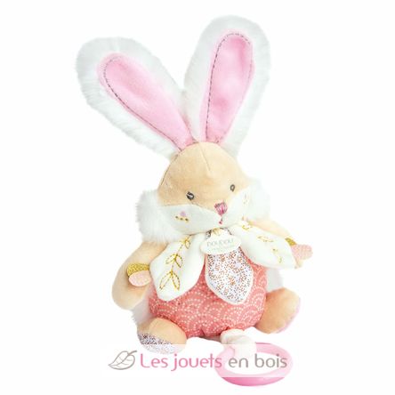 Spieluhr Kaninchen Zucker rosa DC3492 Doudou et Compagnie 2