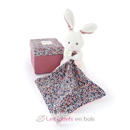 Plüsch Kaninchen mit Kuscheltier rosa DC4020 Doudou et Compagnie 1