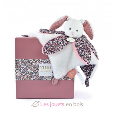 Boh'aime Kuscheltier Kaninchen rosa DC4027 Doudou et Compagnie 1