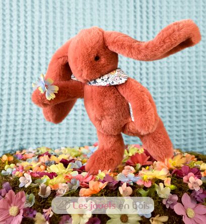 Terrakotta Fleurette-Kaninchen-Plüsch 25 cm DC4298 Doudou et Compagnie 5