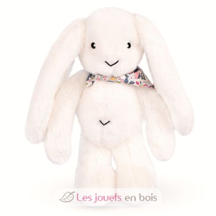 Weiß Fleurette-Kaninchen-Plüsch 35 cm DC4301 Doudou et Compagnie 5