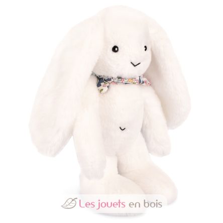 Weiß Fleurette-Kaninchen-Plüsch 35 cm DC4301 Doudou et Compagnie 4