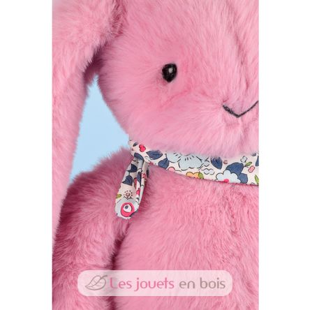 Rosa Fleurette-Kaninchen-Plüsch 35 cm DC4302 Doudou et Compagnie 7