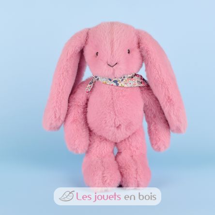 Rosa Fleurette-Kaninchen-Plüsch 35 cm DC4302 Doudou et Compagnie 8