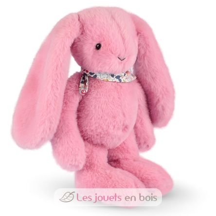 Rosa Fleurette-Kaninchen-Plüsch 35 cm DC4302 Doudou et Compagnie 3