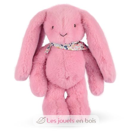 Rosa Fleurette-Kaninchen-Plüsch 35 cm DC4302 Doudou et Compagnie 4